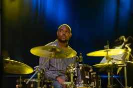 The-drummer-Tyshawn-Sorey-on-stage-with-Steve-Lehman-Octet-during-Warsaw-Summer-Jazz-Days-2016-SohoF