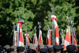 Polskie-sztandary-z-orlami-podczas-defilady-z-okazji-Świeta-Wojska-Polskiego-2015