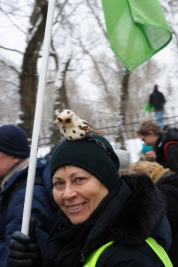 Pani-z-sowa-podczas-manifestacji-w-obronie-Puszczy-Bialowieskiej-w-Warszawie-20160118