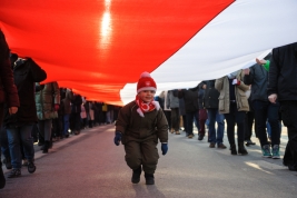 Chlopiec-pod-flaga-Polski-maszerujacy-w-manifestacji-Komitetu-Obrony-Demokracji-w-Warszawie-27022016